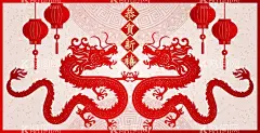 龙年海报  - 源文件下载【酷图网】新年,新年快乐,龙年,龙年海报,龙年背景,2024,2024龙年,龙年年画,龙年门贴,龙年素材,春节素材,龙年卡通形象,龙年形象,龙年插画,龙插画,龙年海报素材,AI