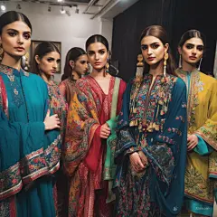 AI绘画_Prompts_Bigbrrr_balenciaga_fashion_show_of_traditional_pakistani_clothe_3f714b49-ffd1-4b64-8ce7-d35d153f9866_xpanx.com