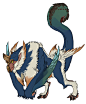Bishaten Concept Art from Monster Hunter Rise