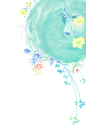 浅蓝色碎花底纹