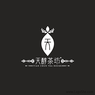 天醇茶坊Logo设计