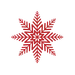 圣诞节大雪花图案