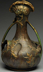 Amphora Art Nouveau Thistle Vase.