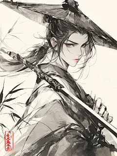 CP1|少年侠客|古风水墨 - 小红书