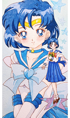 com采集1xiuxiu613614采集到美少女战士画师ibu_chuan的马克笔漫画