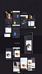 Products : UI8 is proud to introduce to you the next inevitable step in evolution. EVOLVE is a fresh and modern high quality mobile iOS UI Kit meant to bring your next application to a stunning place no other apps have been before. EVOLVE covers 5 essenti