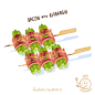 FOODWORX Series 1 : Fun Food illustrations