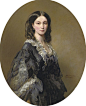 Franz-Xavier Winterhalter (German, 1805-1873) | Portrait of Princess Bariatinsky