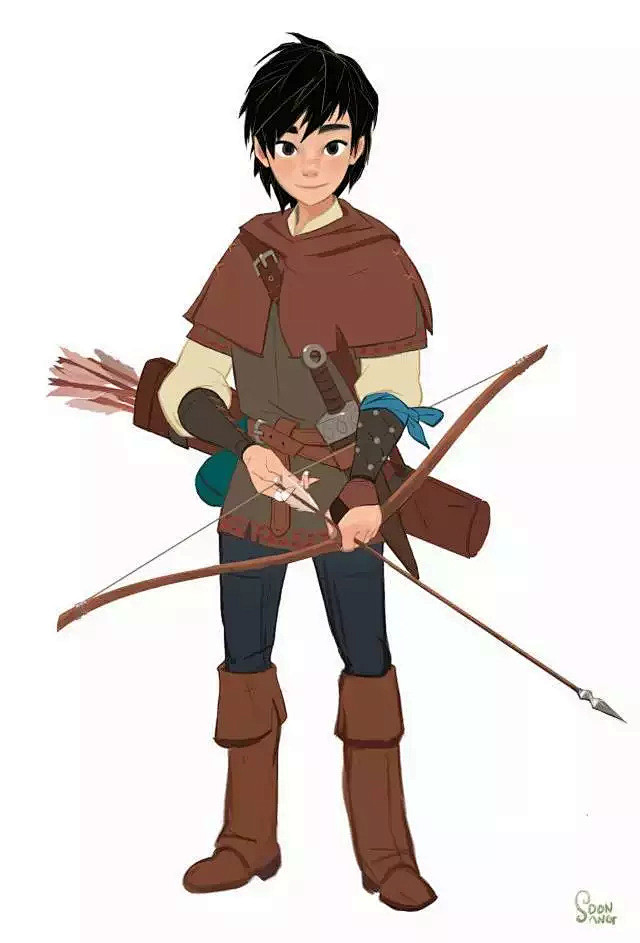 韩国画师Hong SoonSang，擅长...
