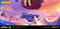 Crash Bandicoot 4: Bears Repeating , Maximilian Degen : Painting for how the end of the level could look like. 

Not for download or distribution without prior written approval from Activision