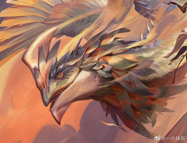 mooww社区-游戏龙插画原画元素美术绘...