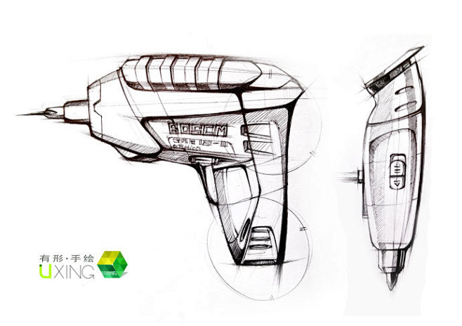 有形工业设计手绘稿