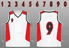 篮球运动,毛衣,衣服,白色,制服,红色,外衣,衬衫,纺织品