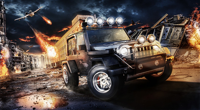 Jeep Wrangler War : ...