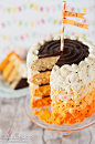 Orange Cream Cake with Chocolate Filling - Bakingdom