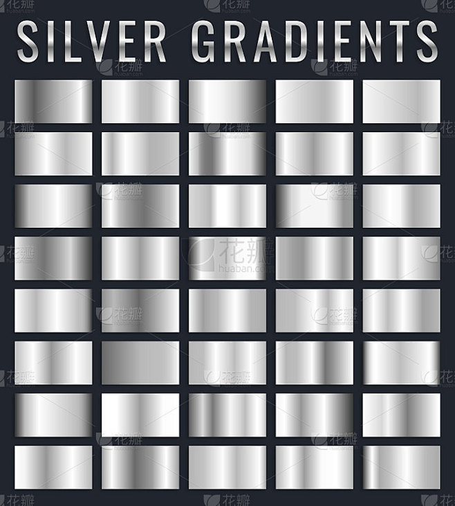 Collection of silver...