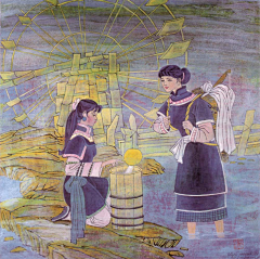 AlohaArashi采集到少数民族 手绘