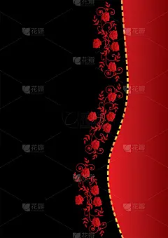 华丽的玫瑰刺绣