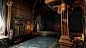 Modular Mansion Hallway Set, Cliff Schonewill : These are just a few examples of ways to put together a modular set of hallways which are at times lofty enough to create grand rooms. They can be big and lofty and shrink down into cozier alcoves and paths 