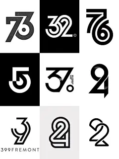 数字|周年庆logo灵感分享图片_logo、标志、字母图片素材-花瓣网