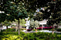 Those who do not like to be in the main garden can find their own serene space under the shades of these local trees. Image credit: TROP: terrains + open space /  Wison Tungthunya 