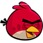 愤怒的小鸟PNG网页图标透明素材下载 #采集大赛#