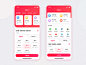 APP充值中心界面设计品牌ux图标logo界面中心充值应用设计ui