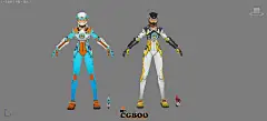 【新提醒】CG帮首发——守望先锋猎空全套皮肤12款模型+武器人物CG模型CG帮美术资源网 - Powered by Discuz!