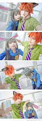 疯狂动物城拟人cos 