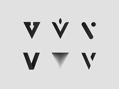 V logo exploration!