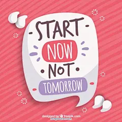 Start now not tomorrow. 从现在开始，而不是明天。 英文标题简笔画大全