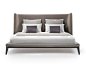 Bed with high headboard DRAGONFLY | Bed by Mood by Flexform