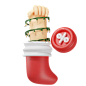 Christmas Discount  3D Icon