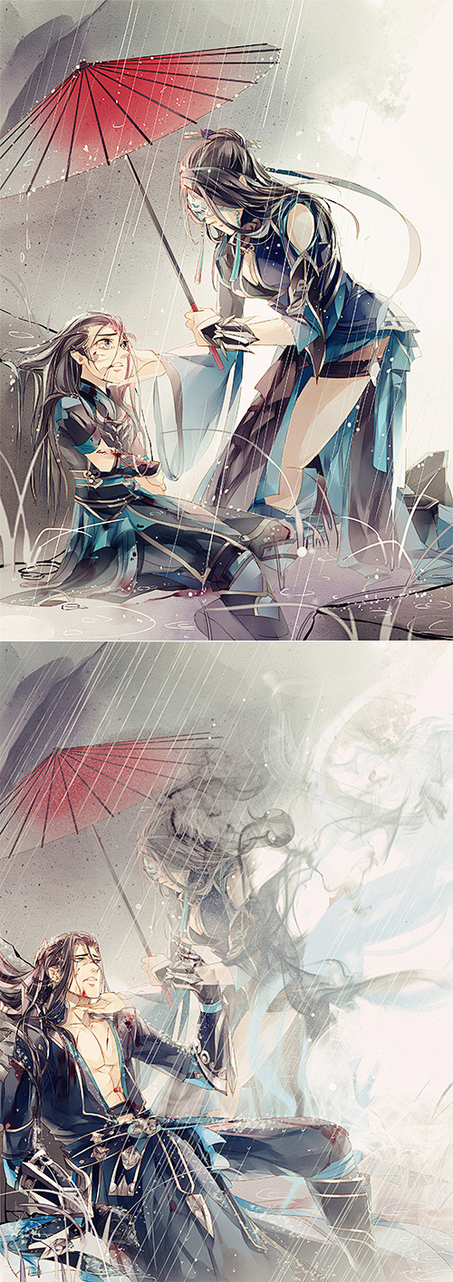 郭小天渣剑三  的插画 师父——江湖客
