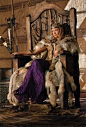 Kristanna Loken, actrice étatsunienne d'origine norvégienne, dans le rôle de Brunhild, la Valkyrie, reine d'Islande.