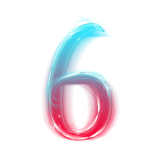 炫彩数字6@Q祁风
