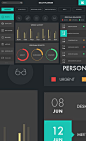 Data Analysis UI Elements #psduikits #freepsdfiles #uikits #uidesign #UIUX dashboard