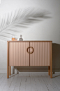 Beeline Design Launches New Collection Inspired by Corrugated Iron Sheds - Design Milk : Beeline Design is the brainchild of Adam Brislin and Lucy Grant, and the Australian duo created the handcrafted Ridge Collection of furniture from corrugated metal, s