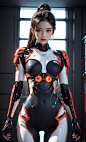  a transparent porcelain android looking at viewer,1cyborg girl,17yo, transparent body, revealing a transparent panel,beautiful face, mechanical ribs, glowing fluid energy flowing through mecha veins, with vibrant colors,fine luster, (masterpiece,best qua