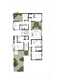 白盒与绿叶相伴 Box House,First Floor Plan