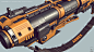 Dual Barrel Shotgun (NON-PBR), OccultArt _ : OLD 2012 NON-PBR SHotgun. 180 Unique Objects. 29000 Tris. 2X 4K Maps. Painted in Photoshop rendered with Marmoset 1.