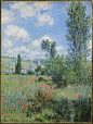 作　　者：克劳德·莫奈 - Claude Monet
作品名称：View of Vétheuil