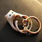 稣妃 欧美风范 可爱动物滴油波斯猫三件套戒指-淘宝网