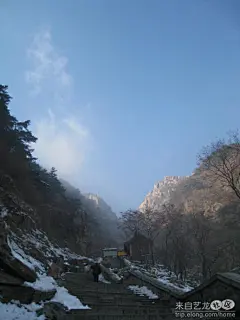泰山,登泰：十八盘，南天门。, fhl3566旅游攻略