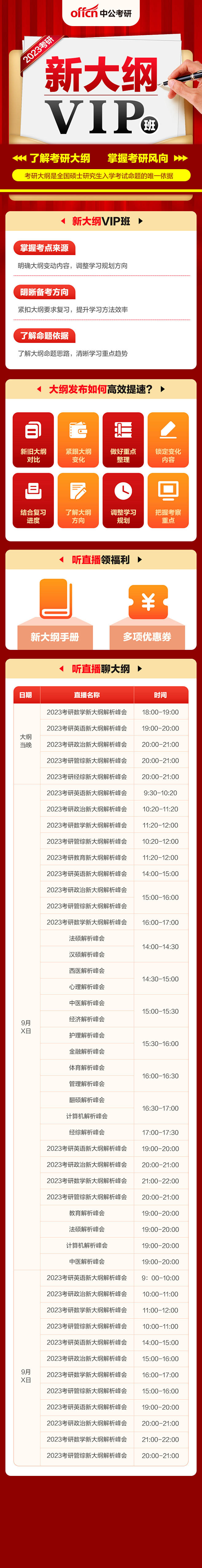 2023考研新大纲VIP班