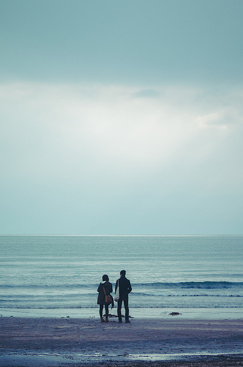 　なに　話してんだろ？　
　　　海・・み...