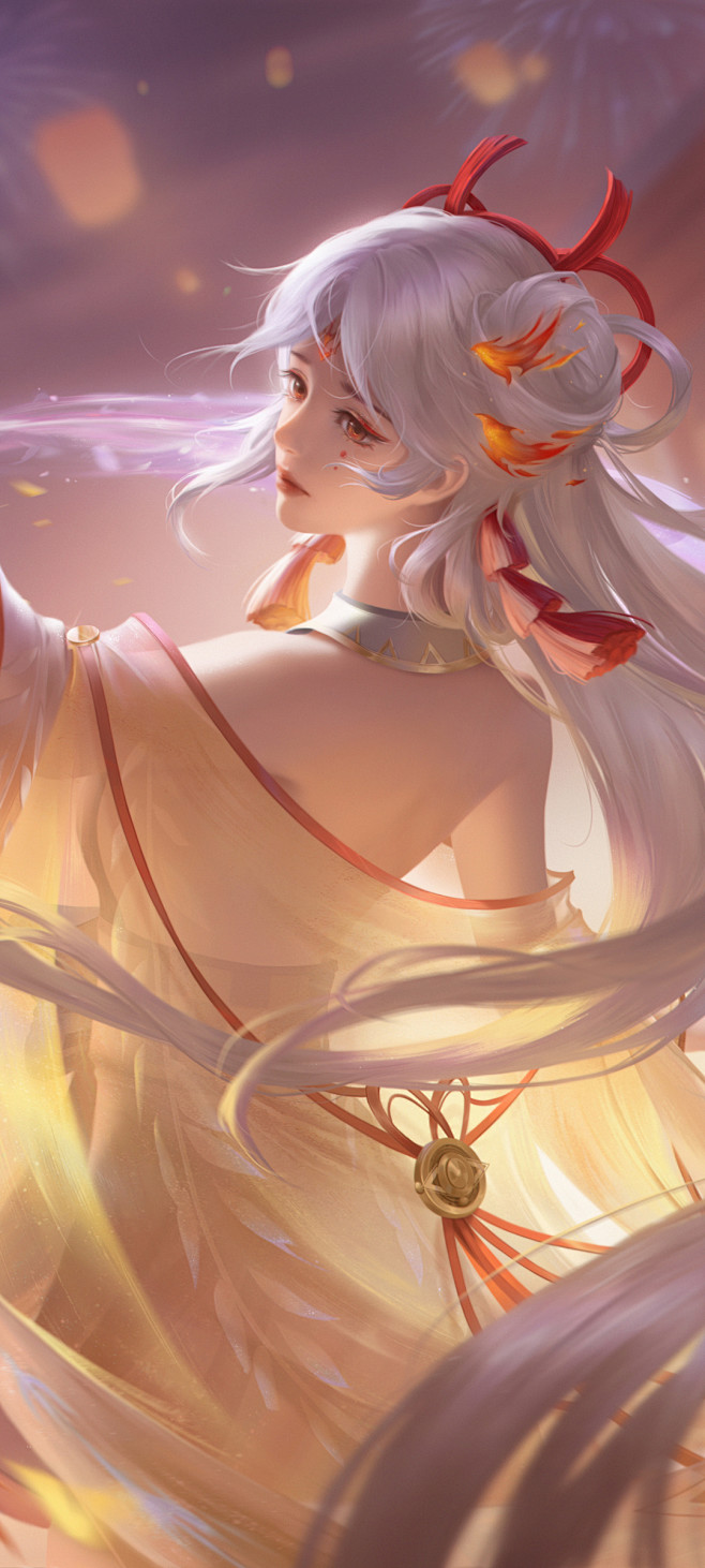 阴阳师阿离高清全屏手机壁纸_彼岸手机壁纸