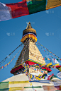 博达塔,加德满都,尼泊尔,经幡,垂直画幅,纪念碑,天空,符号,图像,佛塔