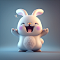 mjtcstar01_ui_logo_design_a_widget_panel_Super_cute_rabbit_very_44a64b0a-3206-42cc-9fd7-3b546aaee217