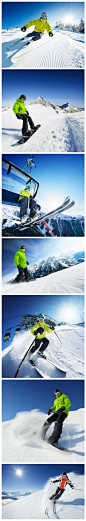 JPG 25p 滑雪溜冰雪山户外极限运动 网站PS设计 高清摄影图片素材-淘宝网